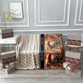 thumbnail image 1 of Light Luxury Flannel Blanket Big Brand Comfortable Blanket Sofa Nap Blanket, 1 of 2
