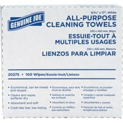Genuine Joe Towels Cleaning Reusable 9-1/2"x17" 100/BX White 20275