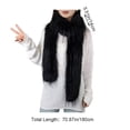 thumbnail image 3 of Jiibva Faux Turkey Feather Plush Warm Scarf Solid Color Thickened Scarf Soft Touch Scarves Wraps Long Scarf Accessories for Women, 3 of 7