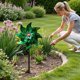 thumbnail image 4 of Molino de viento de jardín Molinete de viento multicolor de plástico grande para jardín, huerto, decoración agrícola y juguete DIY, 4 of 5