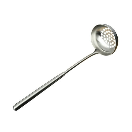 

Stainless Steel Hot Pot Colander Soup Spoon Thick Serving Strainer Cookware for Home Restaurant