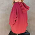 thumbnail image 4 of CYMMPU Cute Hoodies For Girls Oversized Long Sleeve Sweatshirt Gradient Teen Girls Pullover Tops Red 9 Years, 4 of 4