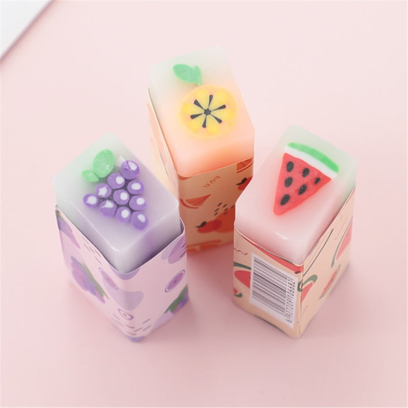 Drawing Tools 4 Rubber Eraser Dice Pencil Erasers Correction Tools-Kids & Adults 