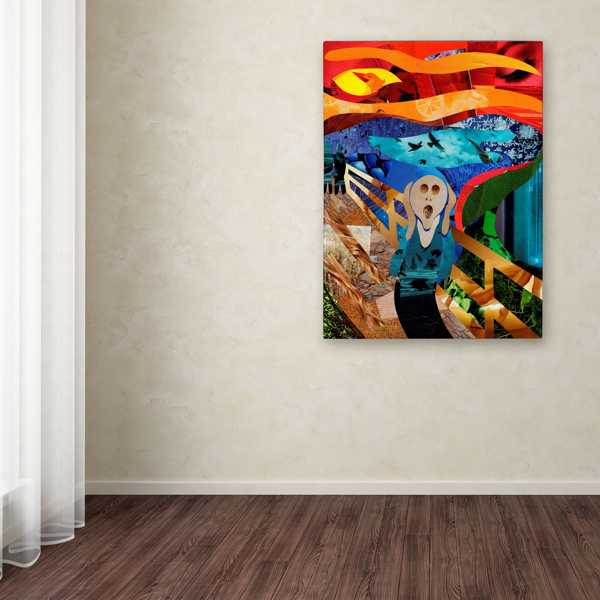 Trademark Fine Art 'Scream' Canvas Art by Artpoptart