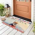 thumbnail image 3 of Freedom Pomeranian on Independence Day 4th of July Doormat Pom Dog Lover Gifts Indoor Outdoor Welcome Mat - 01005, 3 of 5