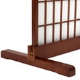 thumbnail image 4 of Room Divider Stand Walnut 4 Panel, 4 of 7