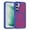 Blue+Rose, variant on Allytechgroup Rugged Case for Samsung Galaxy S22, Compatible with Magsafe Wireless Charging Support Anti-Scratch Drop Protection Bumper Anti-Fingerprint Back Cover Case, Purple+Clear