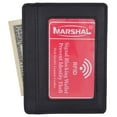 thumbnail image 3 of Genuine Leather Slim Card Holder Wallets For Men - Minimalist RFID Blocking Marshal, 3 of 21