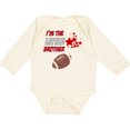 thumbnail image 3 of Inktastic I'm the Little Brother Football Boys Long Sleeve Baby Bodysuit, 3 of 5