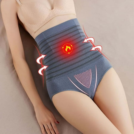 

Leesechin Underwear for Women Clearance Ladies Comfortable Solid Color Large Size High Waist Warm Belly Hip Lift Thin Waist Panties