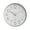 Silver, variant on Soumake 8 Inch Silent Wall Clock Embossed Scale Round Dial Pointer Display Battery Powered Accurate Timekeeper Plastic Quartz Wall Clock Living Room Bedroom Decor
