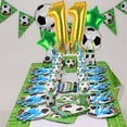 thumbnail image 3 of Set de globos de fútbol Kwuz con número 11 dorado de 40" para cumpleaños, 3 of 7