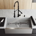 thumbnail image 4 of Oxford 36" L x 20.5" W Single Basin Farmhouse Kitchen Sink With Faucet And Additional Accessories, 4 of 17