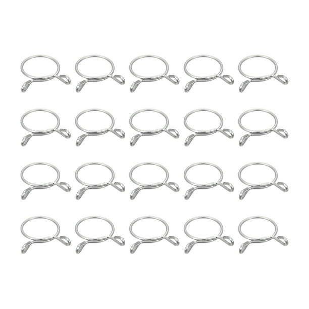 Fuel Line Hose Clips, 20 Pack 21mm 304 Stainless Steel Single Wire
