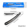thumbnail image 4 of Barbershop Straight Razor 66 Shaving Classic Manual Barber Razors Folding Knife Stainless Steel Men Gift, 4 of 5