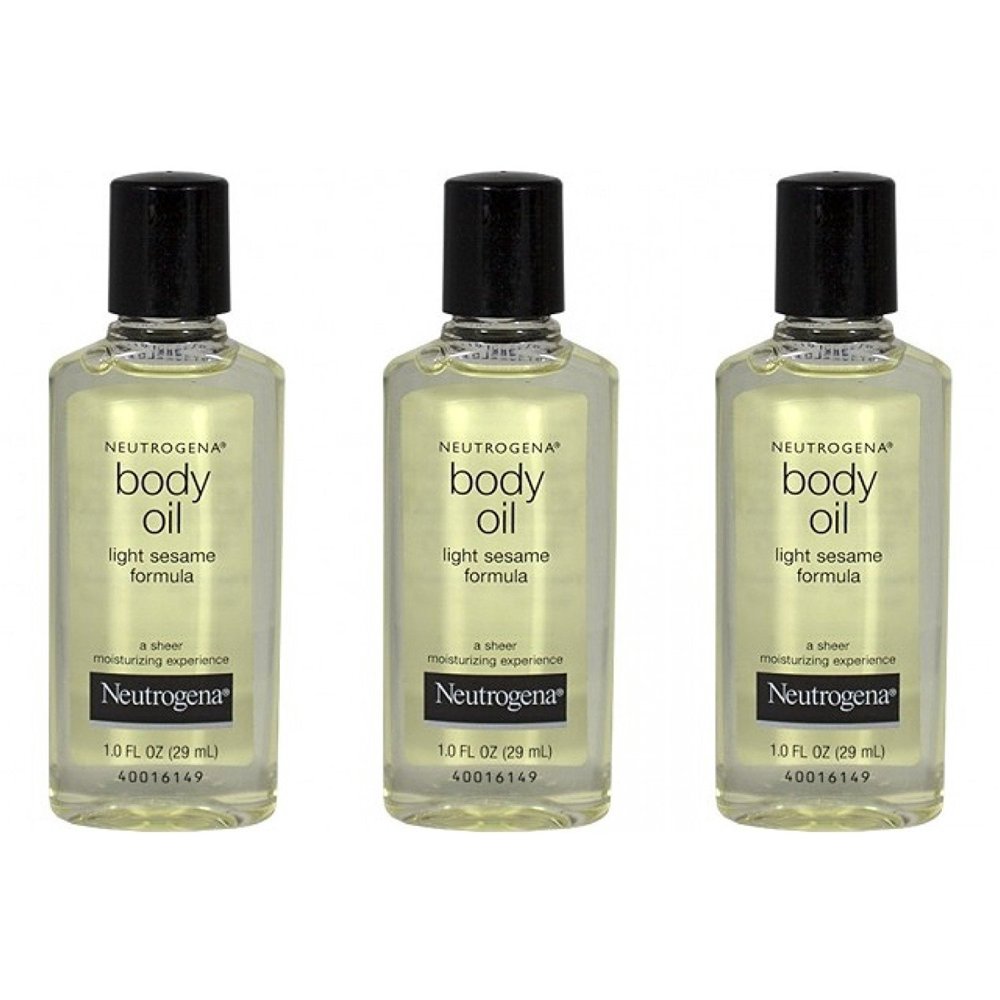 Neutrogena Body Oil Light Sesame 1 Oz Travel Size (Pack Of 3) Walmart