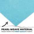 thumbnail image 2 of The Rag Company - Ultra Rip N' Rag XL Premium Reusable Pearl-Weave Microfiber Cleaning Cloth - 16in x 16in - 50 Count - Blue, 2 of 9