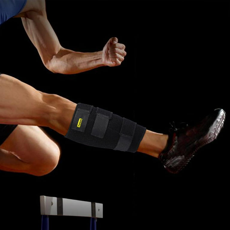 Adjustable Calf Brace, Calf Compression Brace Shin Splint Sleeve Support  Lower Leg Wrap Muscle 