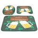 thumbnail image 2 of 3 unids St. Patrick Day Hack Dormat Alojamiento antideslizante Tapa de tapa de baño Cuarto de baño Set de alfombra, 2 of 7