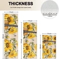 thumbnail image 4 of Beige Music Sunflower Guitar Pattern Kitchen Rugs Sets Of 3,Kitchen Runner Rugs Non Skid Washable,Decorative Kitchen Floor Mats for Kitchen,Sink,Laundry,17"x30"+ 17"x47" + 17"x59", 4 of 6