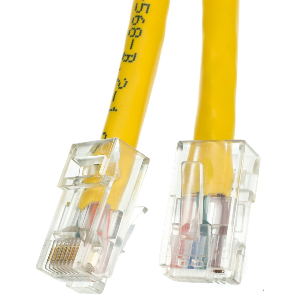 Offex Cat 5e Blue Ethernet Patch Cable Bootless 6 inch