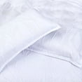 thumbnail image 3 of Natural Elegance Duvet Cover Set Bamboo Leaf Jacquard Duvet Cover Set for Home Decor, King Size with 2 Pillowcase, White, 3 of 6