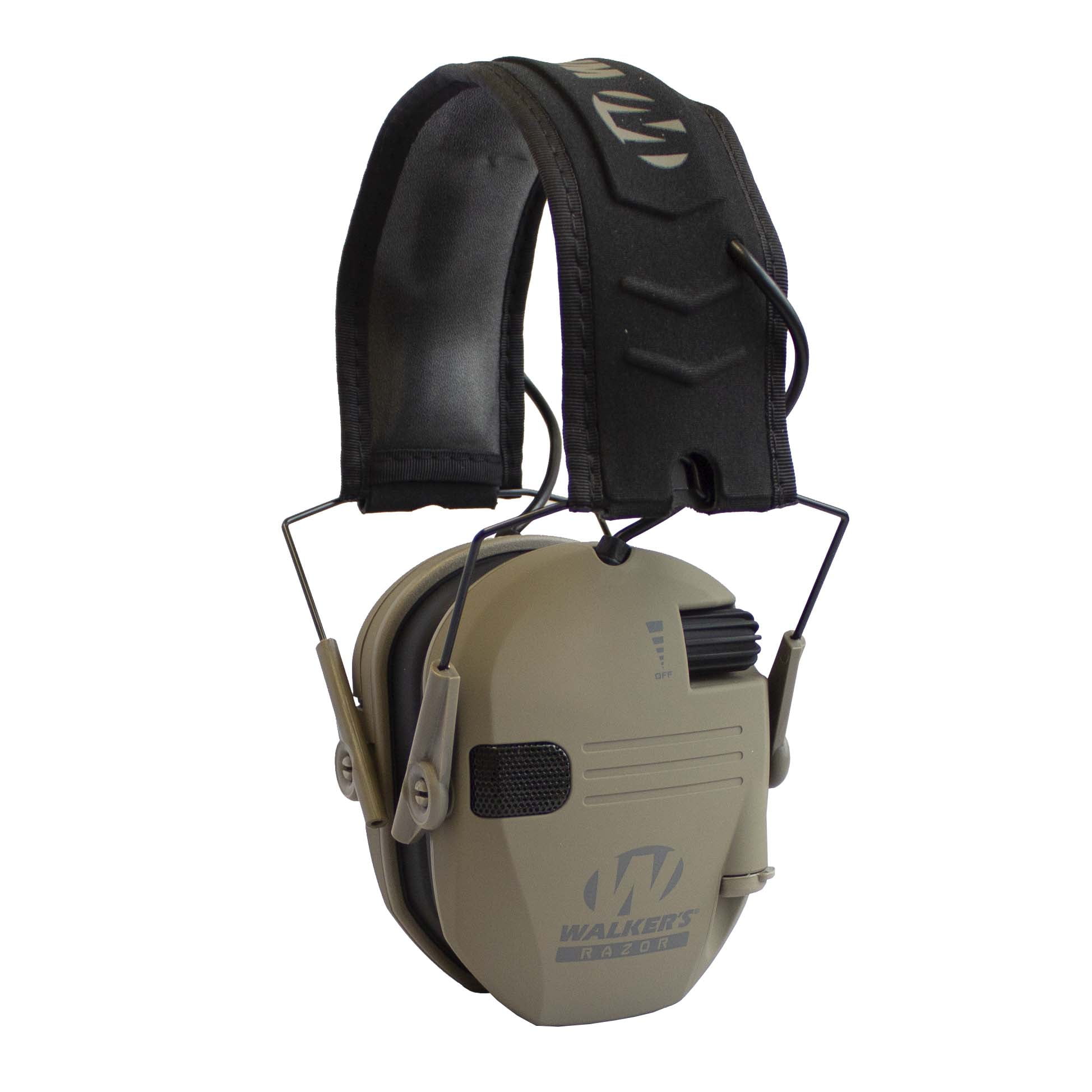 New! Walker's Razor Slim Folding Protection Electronic Shooting Ear Muffs