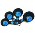 thumbnail image 2 of Set of 10 Piece Measuring Spoons and Measuring Cups Black & Blue, 2 of 3