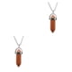 thumbnail image 2 of Qarigey Hexágono columna encanto colgantes colgantes coloridos encantos de cristal llaveros Type11 NO11, 2 of 6