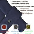 thumbnail image 3 of Heated scarf for Women/Men With Power Bank-Three Temp Setings-USB Powered By Power Bank Neck Heating Pad, 3 of 6