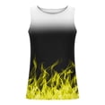 thumbnail image 3 of fheaev summer tank tops for men Men Casual Fashion Gradation Printing Pullover Round Neck Sports Tank Tops, 3 of 4