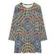 thumbnail image 2 of Distressed Dragoncon Marriott Carpet Pattern with Extrusion Loose Dress Evening Dress Summer Dresses for Women Luxury Dress Long Sleeved Dress, 2 of 4