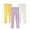 White+Purple+Yellow, variant on XBASW Kids Baby Girls 3PCS Leggings Stretch Footless Tights Toddler Girls Solid Cotton Trousers for Spring Fall 1-7 Years