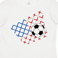thumbnail image 4 of Inktastic Soccer Ball, Net with American Flag Colors Boys or Girls Toddler T-Shirt, 4 of 5