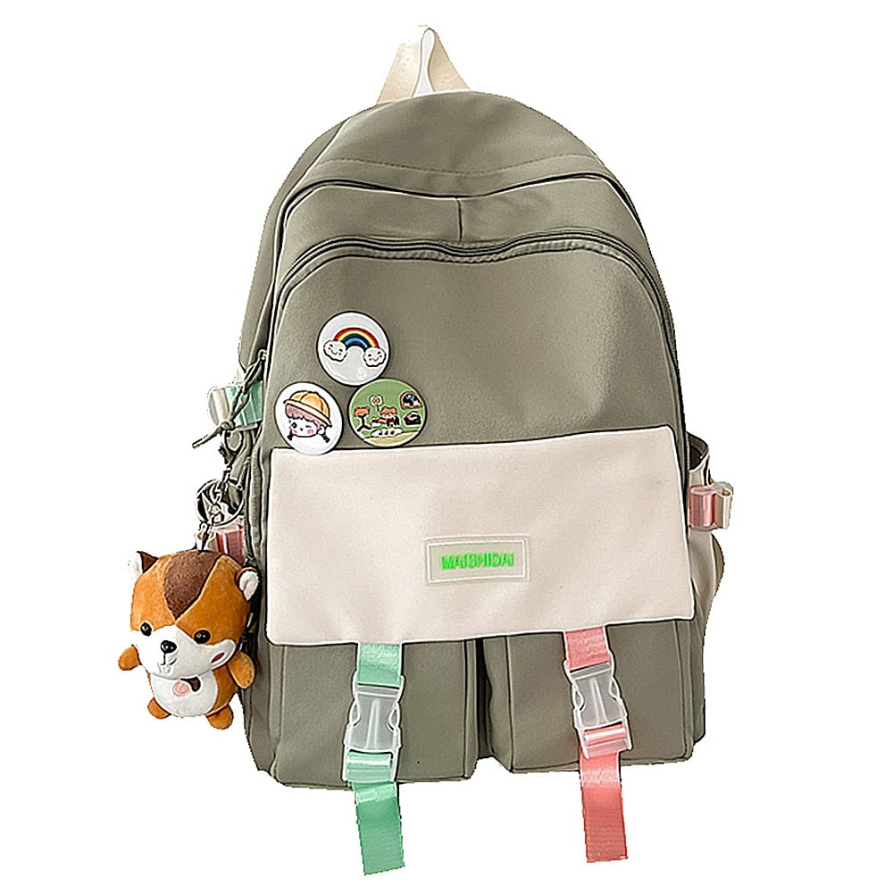 Kawaii Backpack with Pins Kawaii School 