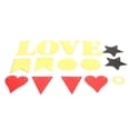 thumbnail image 1 of Love Banner Heart - Adorno colgante con estrella de cinco puntas para compromiso del día de San Valentín, 1 of 8