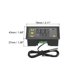 thumbnail image 2 of Controlador de temperatura digital LED de 24V DC, termostato, medidor de calefacción y refrigeración de 20 a 100°C, salida de relé W3230, 2 of 5