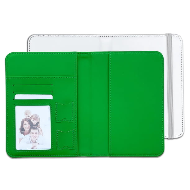 Libreta de sublimación por transferencia térmica en blanco Libreta de ahorros Porta libreta de ahorros Porta credencial de viaje Serie de transferencia térmica en blanco