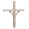 thumbnail image 2 of Deluxe Mailbox Post - 2 Sided for (4) Mailboxes - In-Ground Mounted - Black, 2 of 7