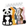 Squooshi Reusable Food & Snack Squeeze Pouches –6 Pack of Animals (Large 5oz)