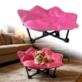 thumbnail image 2 of Folding Elevated Dog Cat Bed Soft Washable Pet Cot with Non- Base Portable Pet Cushion for Indoor Outdoor Camping and Travel, 2 of 4