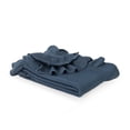 thumbnail image 6 of The Pioneer Woman Ruffle Knit Oversized Couch Throw Blanket, Blue, 50 x 72 in, 6 of 7