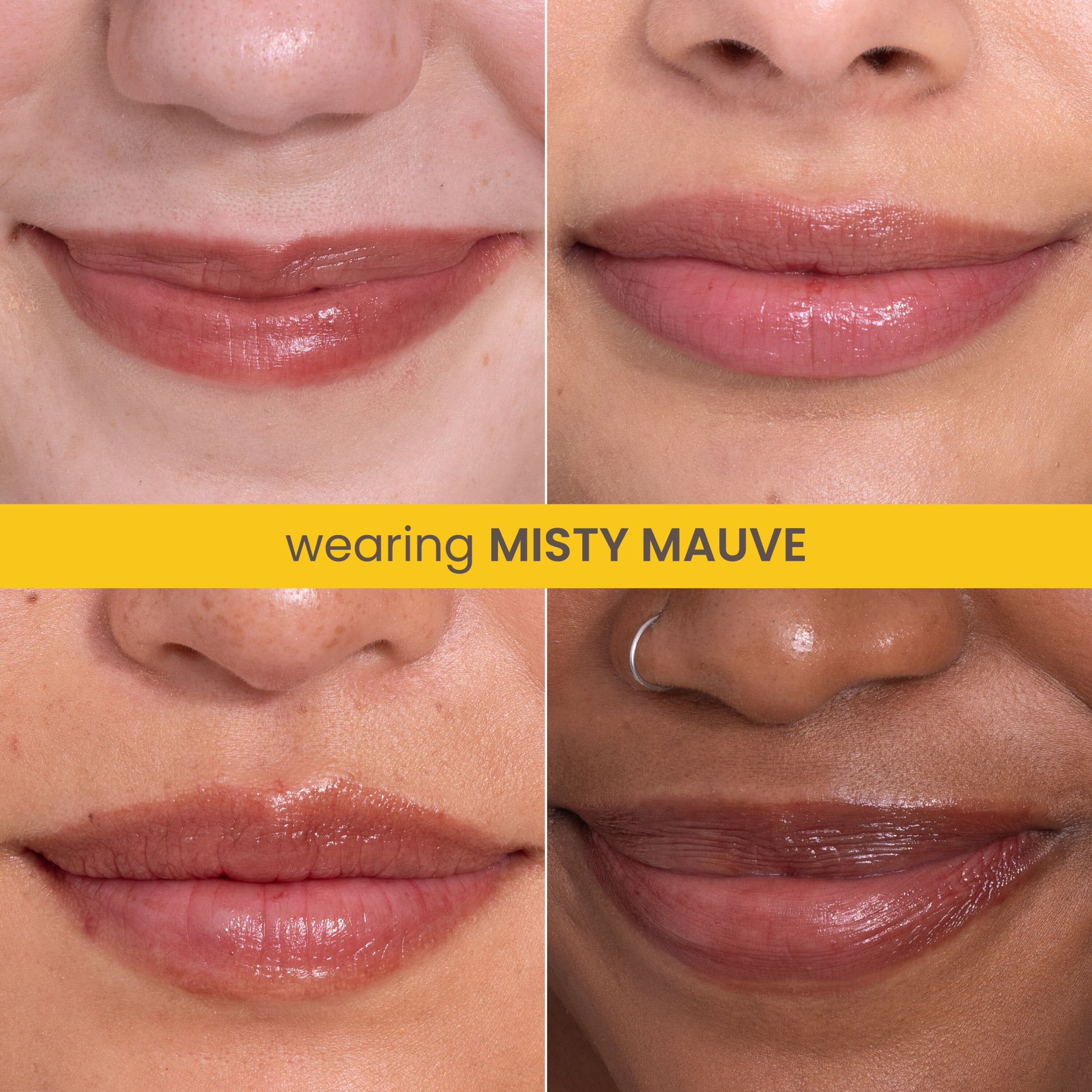 Burt's Bees Boosted Back to College Lip Balm Variety Pack, Misty Mauve & Sheer Plus, 2 Pack