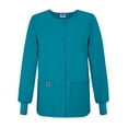thumbnail image 1 of Sivvan Womens Scrub Warm-Up Jacket/Front Snaps - Round Neck, 1 of 4