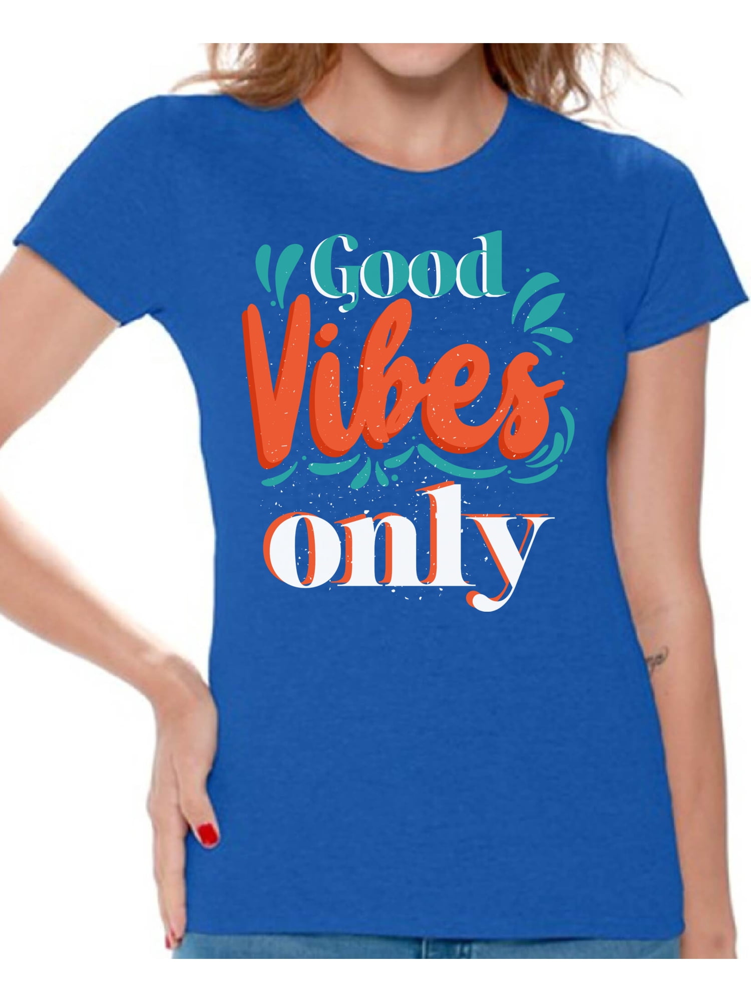Walmart good vibes only shirt Clearance