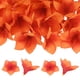 thumbnail image 1 of Uxcell 30-Pack Cabezas de Flores Plumeria Artificiales, 3.94"/ 10cm Flores Plumeria Falsas de Seda para Manualidades DIY, Naranja, 1 of 1