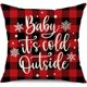thumbnail image 5 of Juego de 4 Fundas de Almohada JAMW Navideñas 18 x 18 Decorativas, 5 of 5