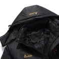 thumbnail image 4 of Jakets for Men Man's Warm Waterproof Windbreaker Hooded Raincoat Snowboarding Jackets, 4 of 4