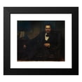 thumbnail image 2 of Oscar Björck 22x20 Black Modern Framed Museum Art Print Titled - Portrait of Ernest Thiel (1900), 2 of 5