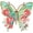 Red, variant on Butterfly Crystal Brooch Pin for Women Fashion Vintage Colorful Glitter Enamel Butterfly Flower Brooch Suit Dresses Wedding Party Accessories Jewelry